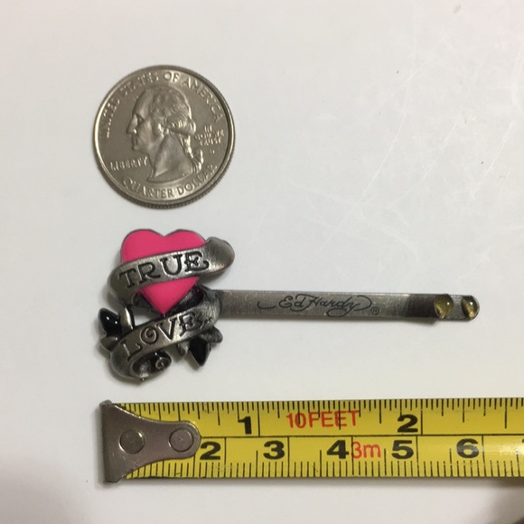 🖤NEW💕ED HARDY hair bobby pin set - Picture 7 of 10